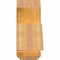 Ekena Millwork Eugene Rough Sawn Timber Gable Bracket, Western Red Cedar, 36"W x 12"H x 6"D x 6"F, 8/12 Pitch GBW036X12X0606EUG00RWR - alternate 2